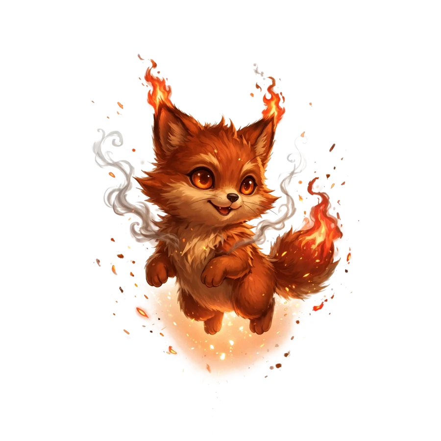 Cindercub fire spirit pet